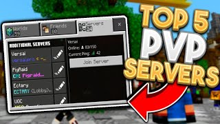 Top 5 MCPE PvP Servers 2020 116  Minecraft PE Pocket Edition Xbox Windows 10 PS4 Switch [upl. by Malvino684]