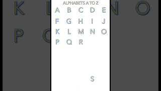 A TO Z ALPHABETS REPEAT AND LEARN  Children Arts [upl. by Dat662]