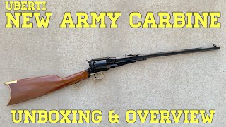 Uberti 1858 New Army Carbine Unboxing and Overview [upl. by Eatnohs]