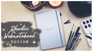 Rhodia Webnotebook Review SHOULD YOU BUY IT InDepth Bullet Journal Notebook Review [upl. by Oflodor297]