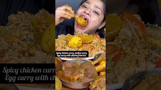 Chicken curry youtubeshorts eatingshow indianmukbangshow eatingvideos foodie Indian Chellenge [upl. by Chico578]