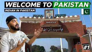 CROSSING INTO PAKISTAN 🇵🇰 FROM INDIA 🇮🇳  Attari Wagah Border  Indian Visiting Pakistan [upl. by Acinomad]