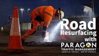 Road Resurfacing with Paragon Traffic Management [upl. by Ahsinhoj]