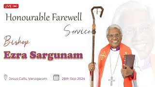 🔴LIVE  BISHOP EZRA SARGUNAM AYYA  FUNERAL LIVE ezrasargunam bishop eci [upl. by Ynnaej]