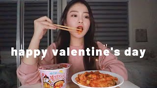 Happy Valentines Day 🌹Mukbang  QampA [upl. by Avitzur124]