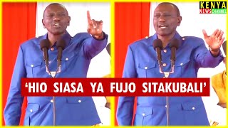 Ruto ANGRY speech today in Church  Listen what he told Gen Z in Nyandarua [upl. by Zere]