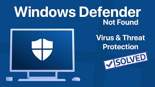 Solved Virus and Threat Protection not found in Windows 11  Windows Defender  Loxyo Tech [upl. by Eerahc713]