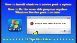 Instalando Service Pack 1 en el Windows 7 [upl. by Schulz824]