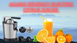 Agaro Regency Citrus Juicer  Juicer Machine [upl. by Brodench614]