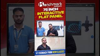 Benchmark 75 inch Interactive Flat Panel Feedback From M2M Classes [upl. by Ojyma]