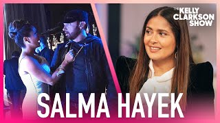 Salma Hayek Was So Excited Meeting Eminem At The Oscars She Spit Water On Him [upl. by Columbyne]