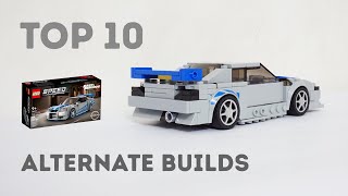 TOP 10 Alternate Builds of Lego 76917 Speed Champions set [upl. by Harutak]