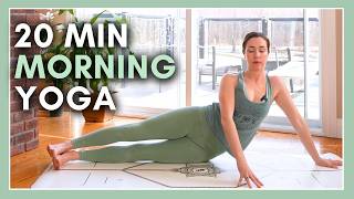 20 min Morning Yoga for All Levels  Daily Yoga Stretches [upl. by Llenrahc]