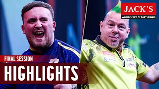 A NEW KING 🏆 Final Session Highlights  2024 Jacks World Series of Darts Finals [upl. by Dleifxam80]