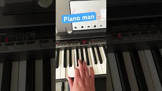 Piano man quick lesson piano pianolesson pianotutorial [upl. by Ajat3]