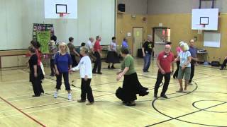 DANCING ON WATER Circle Dance at 2014 SIFD Surrey Intl Folk Dance Workshop [upl. by Nioe]