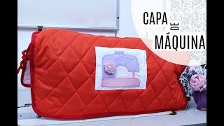 DIY CAPA DE MÁQUINA MATELASSÊ E BORDADO DAYSE COSTA [upl. by Pietrek]