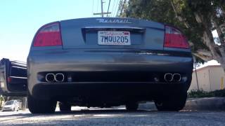 Maserati Coupe 4200 GT Exhaust Larini XPipe LeoNardo Mufflers [upl. by Hayn800]