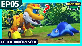 GoGo Dino To the Rescue EP05 Play w Baby Maiasaura  Dinosaurs for Kids  Cartoon  Robot  Trex [upl. by Voe]