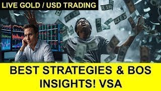 🔴 LIVE FOREX TRADING XAU USD VSA Strategies amp Break of Structure BTC USD [upl. by Laohcin]