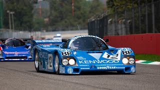 Porsche 956 Kenwood  Details and Track Action [upl. by Heppman]