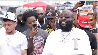 Live From RICK ROSS CAR SHOW 2024  Up close with Rick Ross Whips  GDAWG803 [upl. by Inohs]