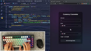 ASMR Programming  Currency Converter in JavaScript  No Talking [upl. by Leisam]