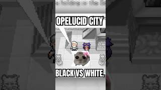 Which Opelucid City Do You Prefer BLACK or WHITE shorts pokemon [upl. by Ovatsug]