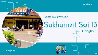 Walking Sukhumvit Soi 13 in Bangkok Thailand [upl. by Englis]