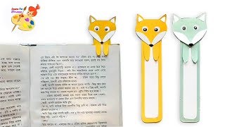 How to make paper bookmarks step by step Easy craft [upl. by Niessuh]