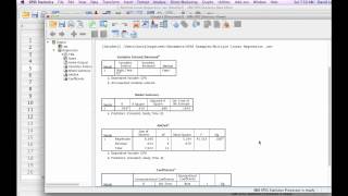 How to Calculate Multiple Linear Regression with SPSS [upl. by Odrareve]