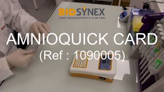 BIOSYNEX  Amnioquick Card® Test [upl. by Bakki492]