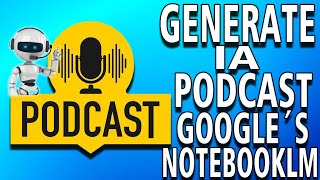 How To Generate An ai Podcast Using Google’s Notebooklm easy [upl. by Susan]