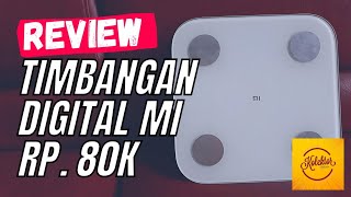 Review Timbangan badan digital MI  MI Body Composition Scale 2 cuma 80rb kolektorseken [upl. by Airan]