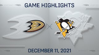 NHL Highlights  Ducks vs Penguins  Dec 11 2021 [upl. by Werda454]