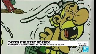 Décès dAlbert Uderzo le dessinateur dAstérix et Obélix mort à lâge de 92 ans [upl. by Sly805]