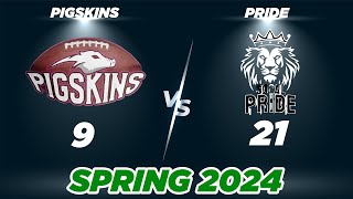 Pigskins vs SoCal Pride  Spring 24  Los Angeles  TuffMix  Week 2 [upl. by Eelarat]