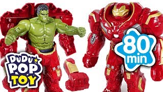 May 2018 TOP 10 Videos 80min Go Avengers PJmasks and Transformers  DuDuPopTOY [upl. by Knepper]