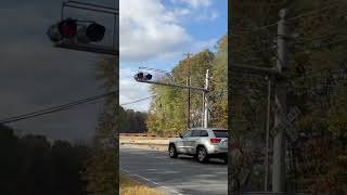 Harsco Tamper and Ballast Regulator in Archdale NC railfanning train norfolksouthern [upl. by Gypsy9]