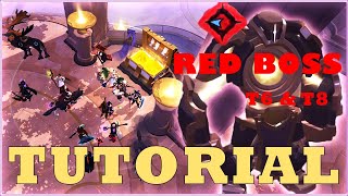 How to clear Red Boss at Goldchest T6 amp T8  Avalonian Roads  ALBION ONLINE 73 [upl. by Bevus325]