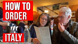 Ordering Food in Italy 10 Things You Must Know [upl. by Siladnerb]