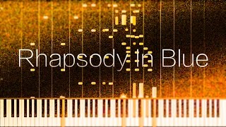 Gershwin Rhapsody In Blue piano solo [upl. by Lux]