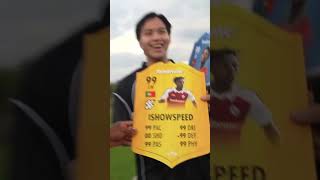 IShowSpeed Got His Own Football Card speed ishowspeed philippines [upl. by Enamart771]