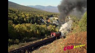 Mount Washington Cog Railway Steam Engine Voyage [upl. by Aenert855]