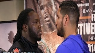 Stiverne vs Arreola full press conference and face off video [upl. by Rosa630]