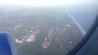 What a beautiful landing view  Trivandrum international airport [upl. by Ramal]