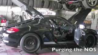 TPC Racing 596 HP 9872 PDK Cayman Turbo with Methanol Injection and NOS [upl. by Yrrag416]