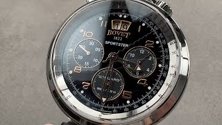 Bovet Sportster Saguaro Chronograph SP0400MA Bovet Watch Review [upl. by Yvette547]