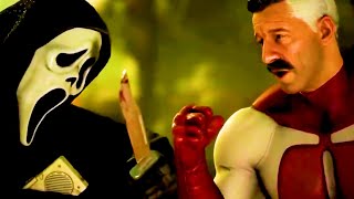 Mortal Kombat 1  Ghostface amp OmniMan Interaction Dialogue NEW [upl. by Avir291]