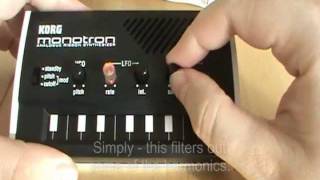 Korg Monotron Tutorial [upl. by Adianes]